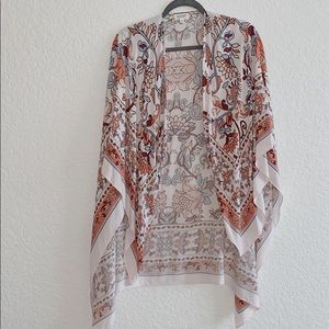 Paisley Floral Printed Kimono